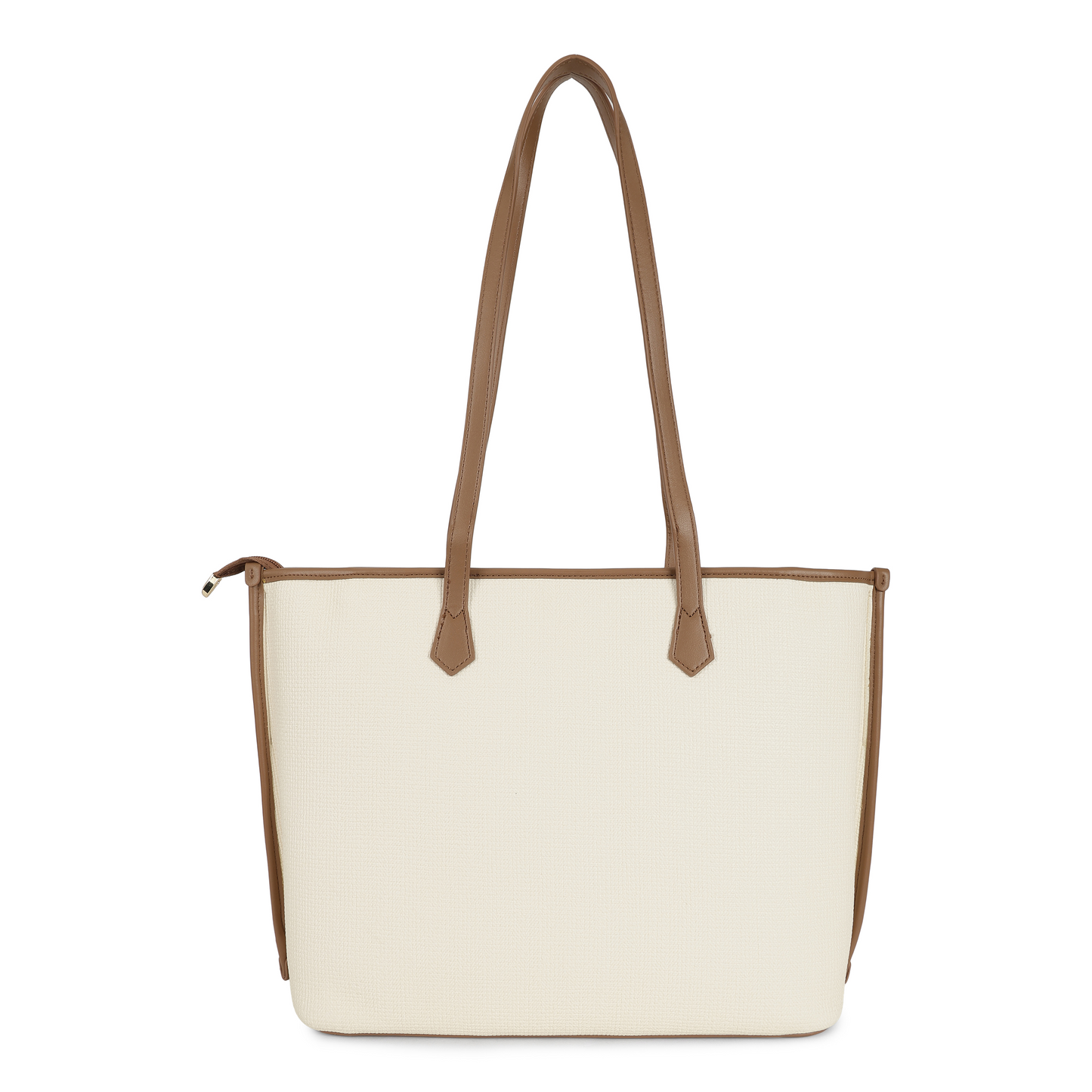 Magnolia PU Leather Women Khaki Tote Bag