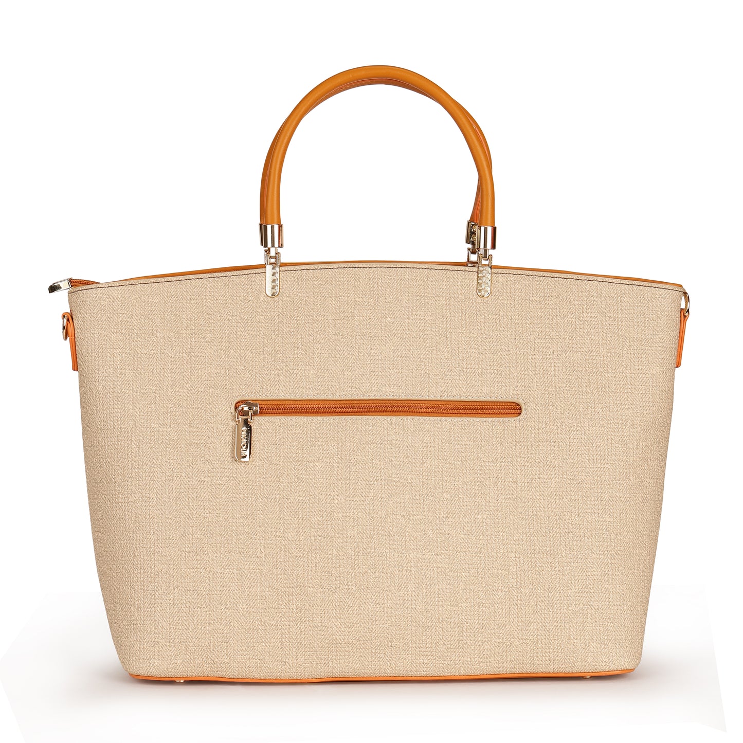 Magnolia PU Leather Women Khaki Tote Bag