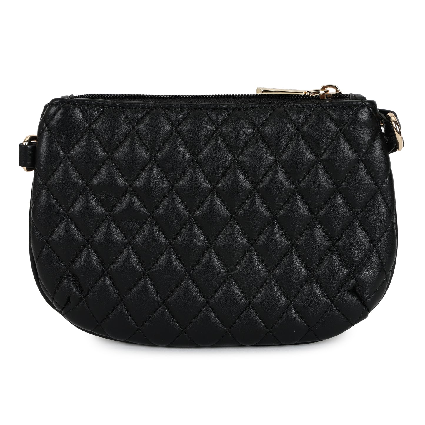 Magnolia PU Leather Women Black Tote Bag