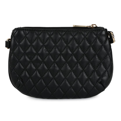 Magnolia PU Leather Women Black Tote Bag