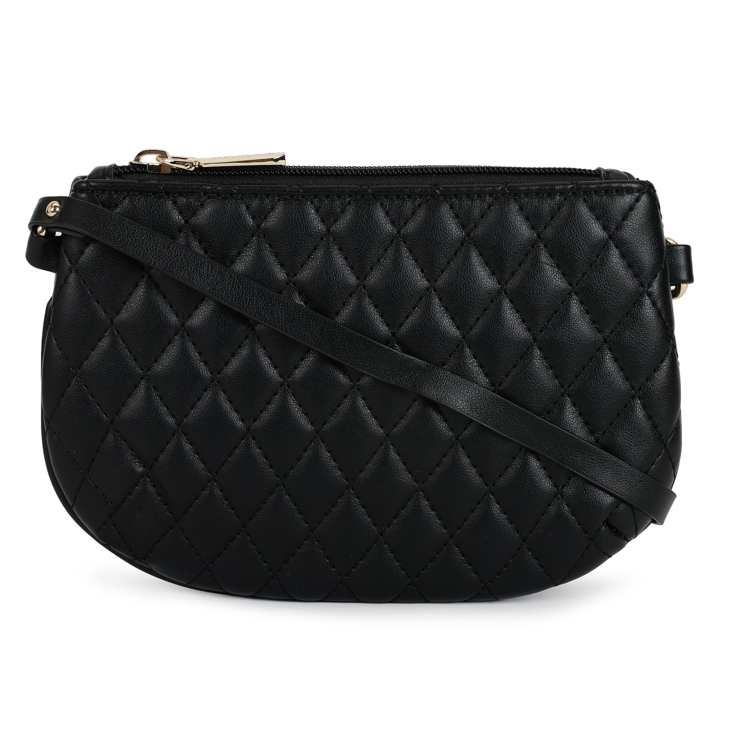 Magnolia PU Leather Women Black Tote Bag
