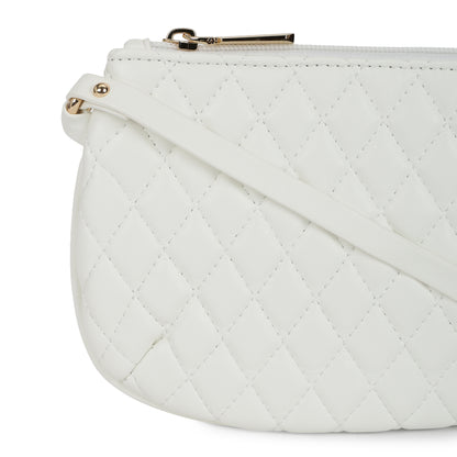 Magnolia PU Leather Women White Tote Bag