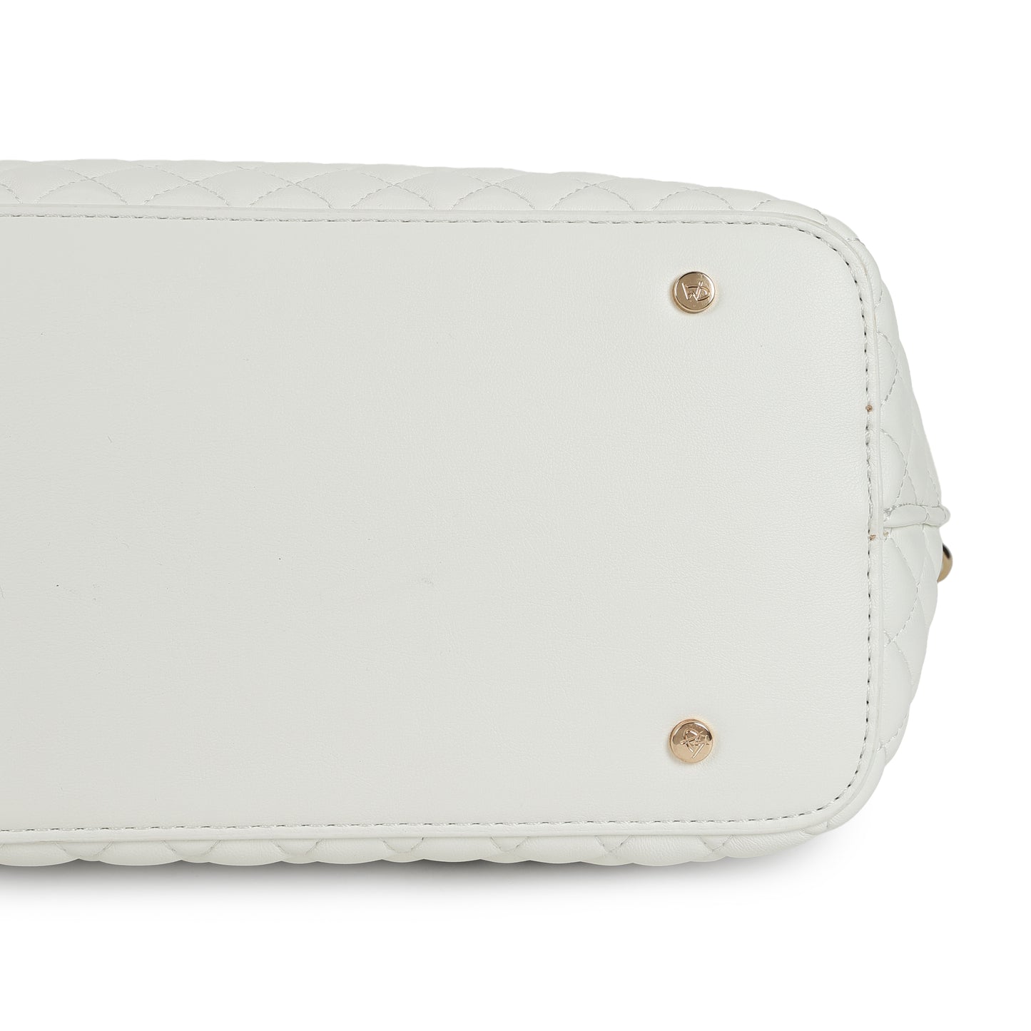Magnolia PU Leather Women White Tote Bag