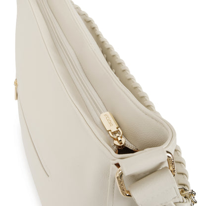 Magnolia PU Leather Women Beige Tote Bag
