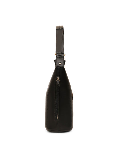 Magnolia Black PU Leather Solid One Size Women Tote