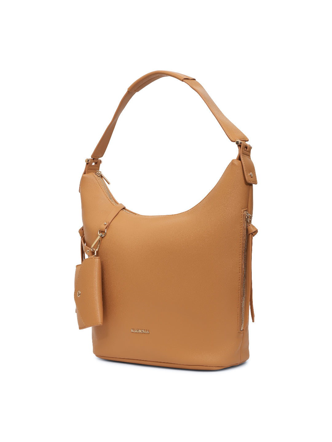 Magnolia Yellow PU Leather Solid One Size Women Tote