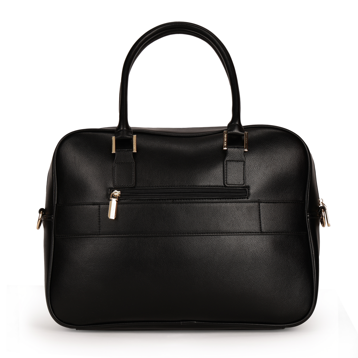 Magnolia PU Leather  Black Laptopbag