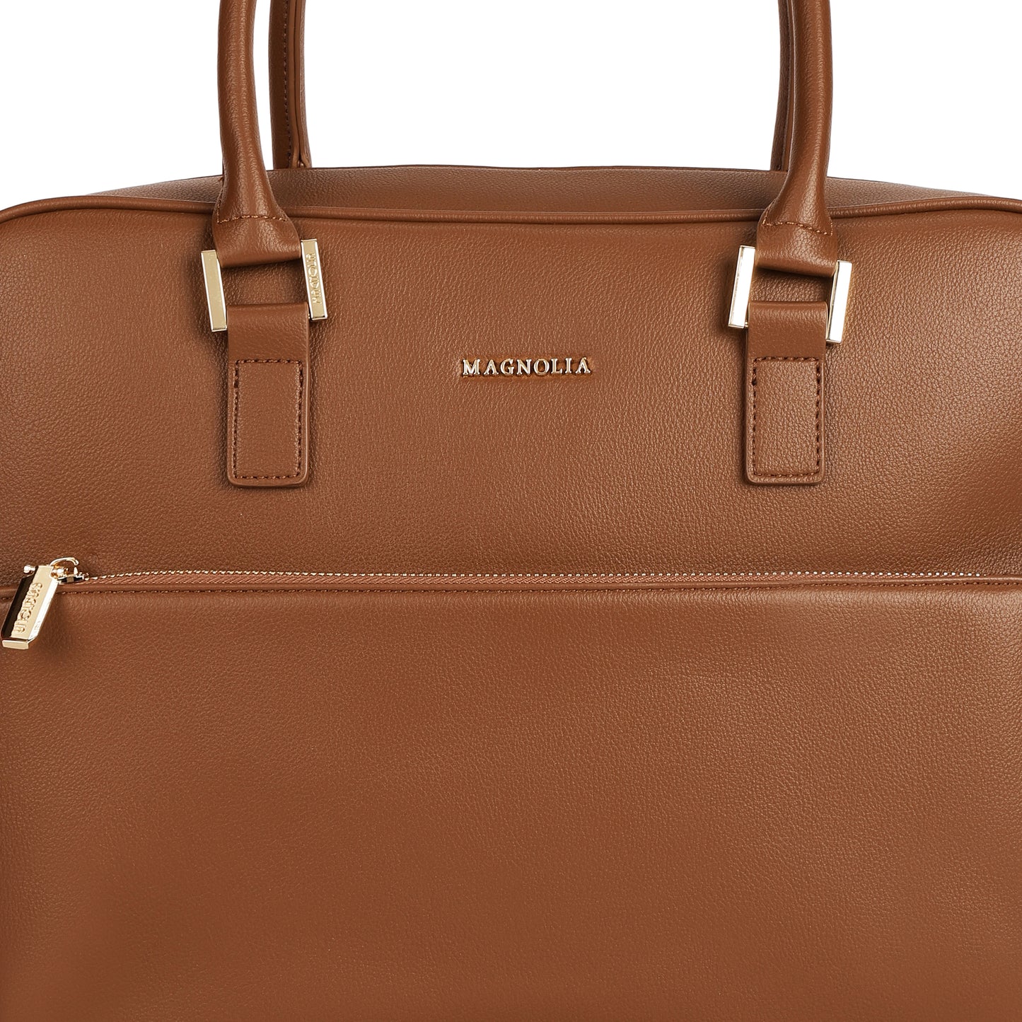 Magnolia PU Leather  Brown Laptopbag