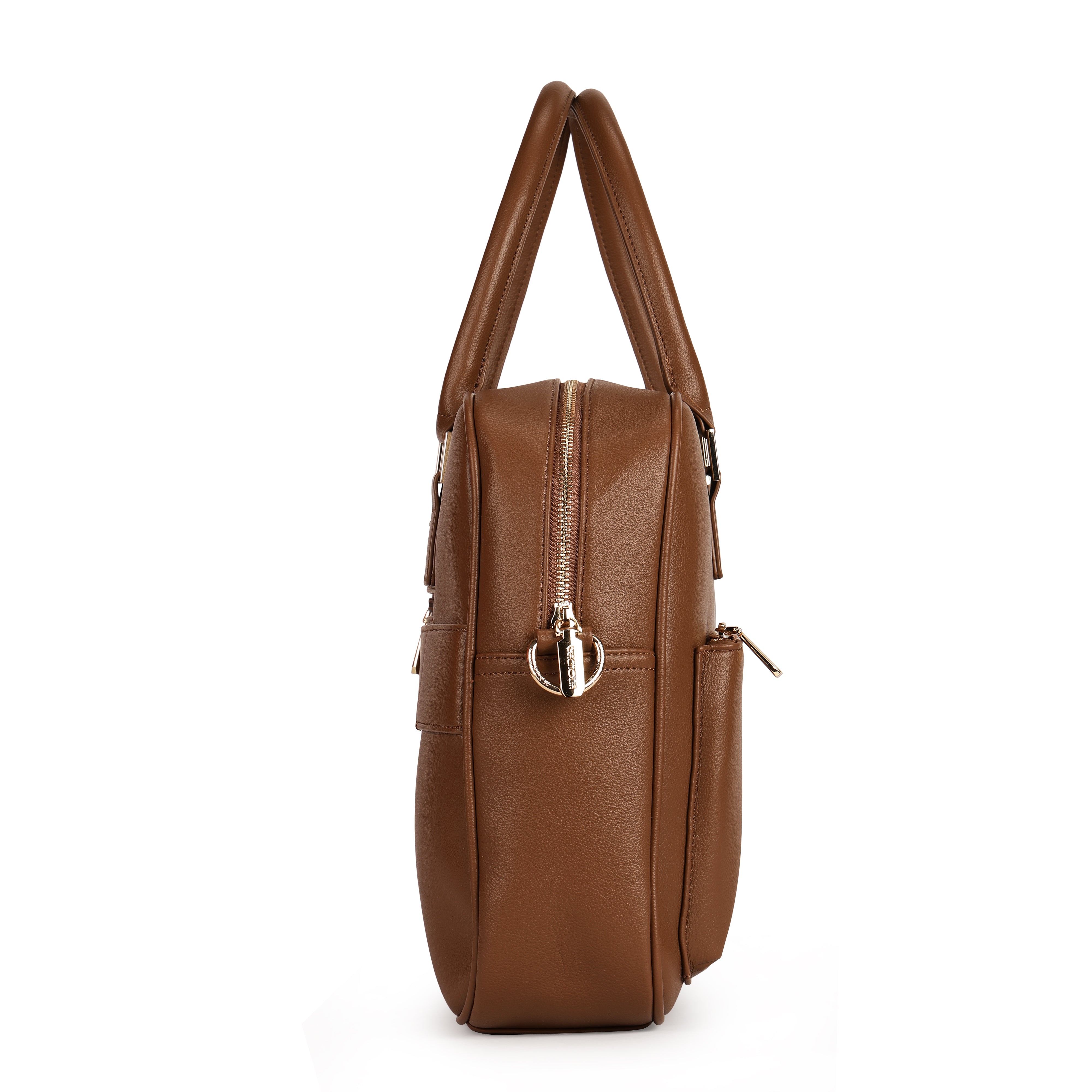 Magnolia PU Leather  Brown Laptopbag