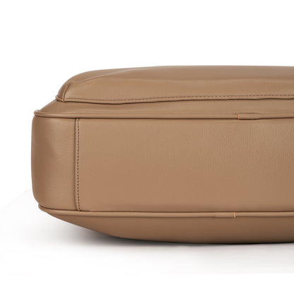 Magnolia PU Leather  Taupe Laptopbag