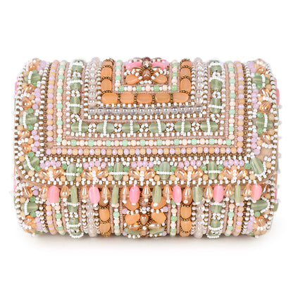 Magnolia Women Multicolor Embellished Clutch