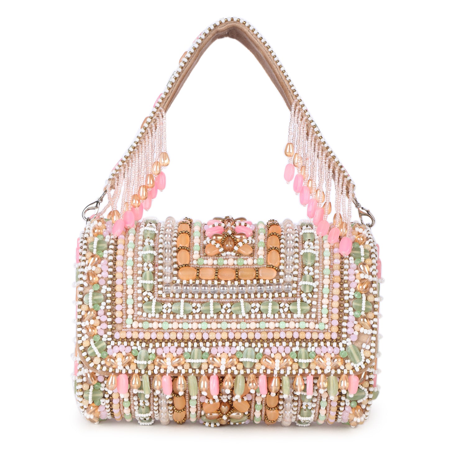 Magnolia Women Multicolor Embellished Clutch
