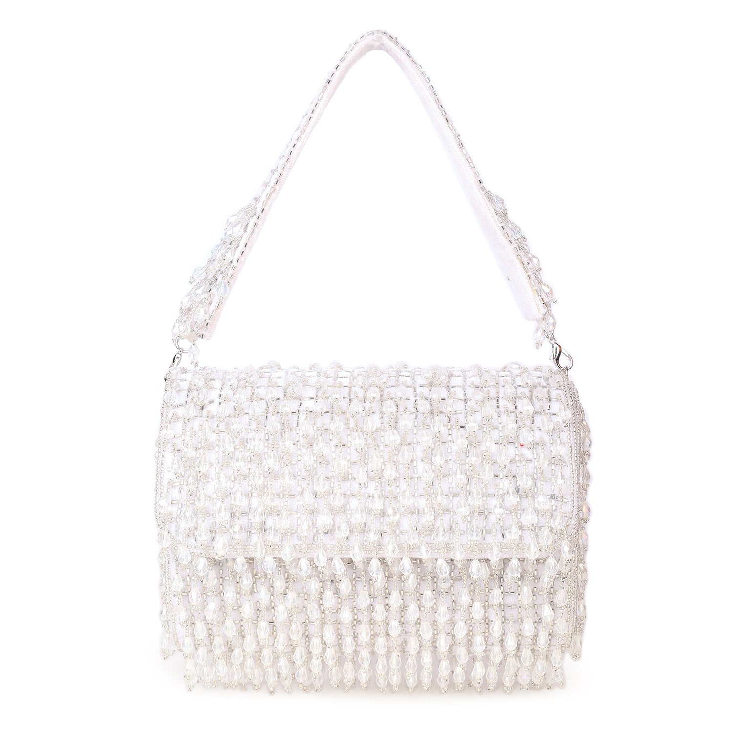 Fringe Drop Bead Clutch