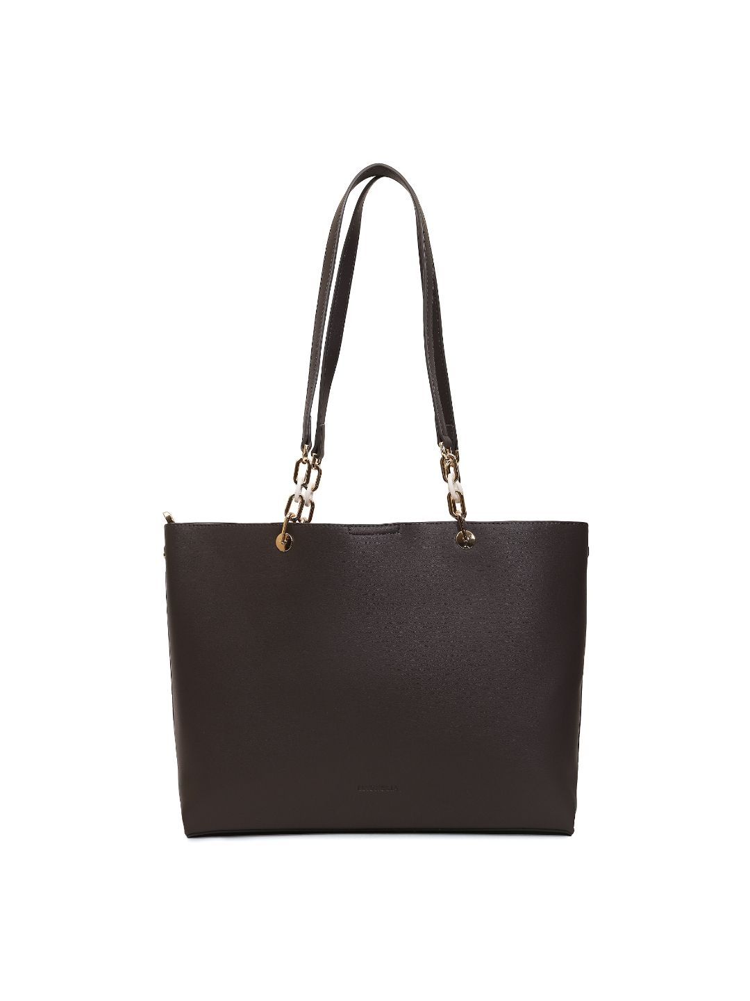 Magnolia Grey PU Leather Printed One Size Women Tote
