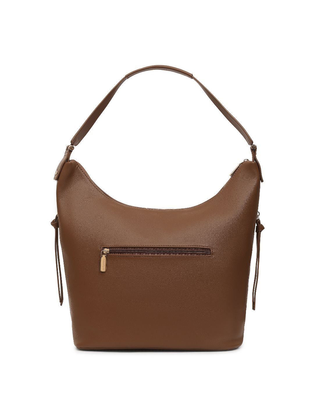 Magnolia Brown PU Leather Solid One Size Women Tote