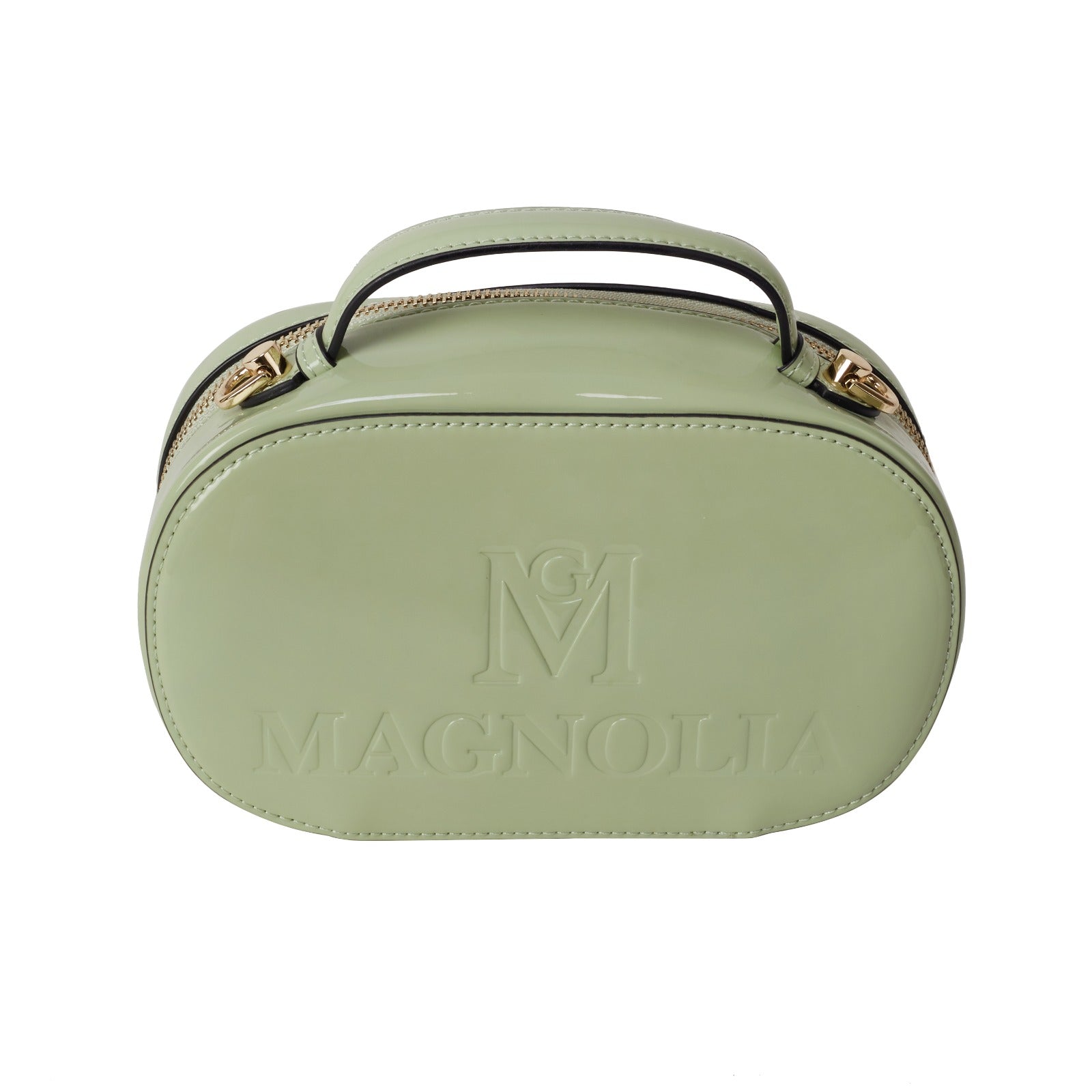 Magnolia Embossed Crossbody Bag Pastel Green