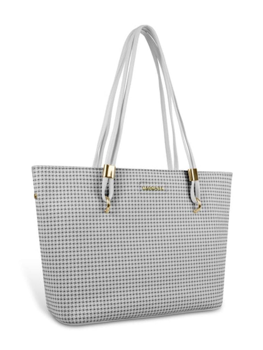 Magnolia Stylish Textured Tote Bag for Women with Spacious Compartments
