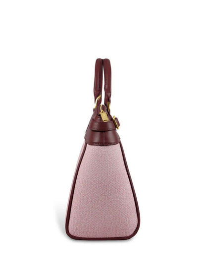 Trendy Leather Tote Bag with Detachable Shoulder Strap & Spacious Interior