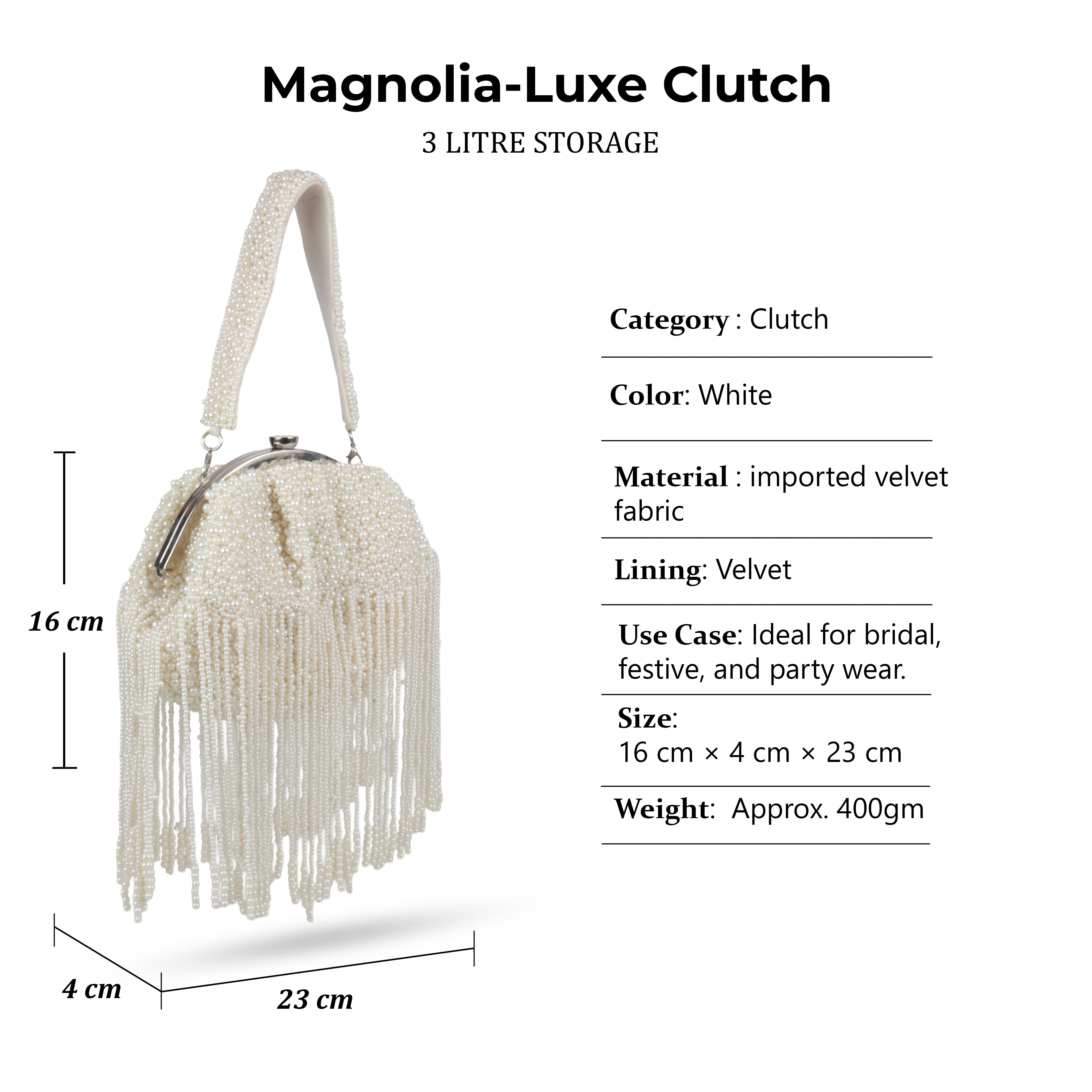 Magnolia Pearl Batua Bag with Tassels