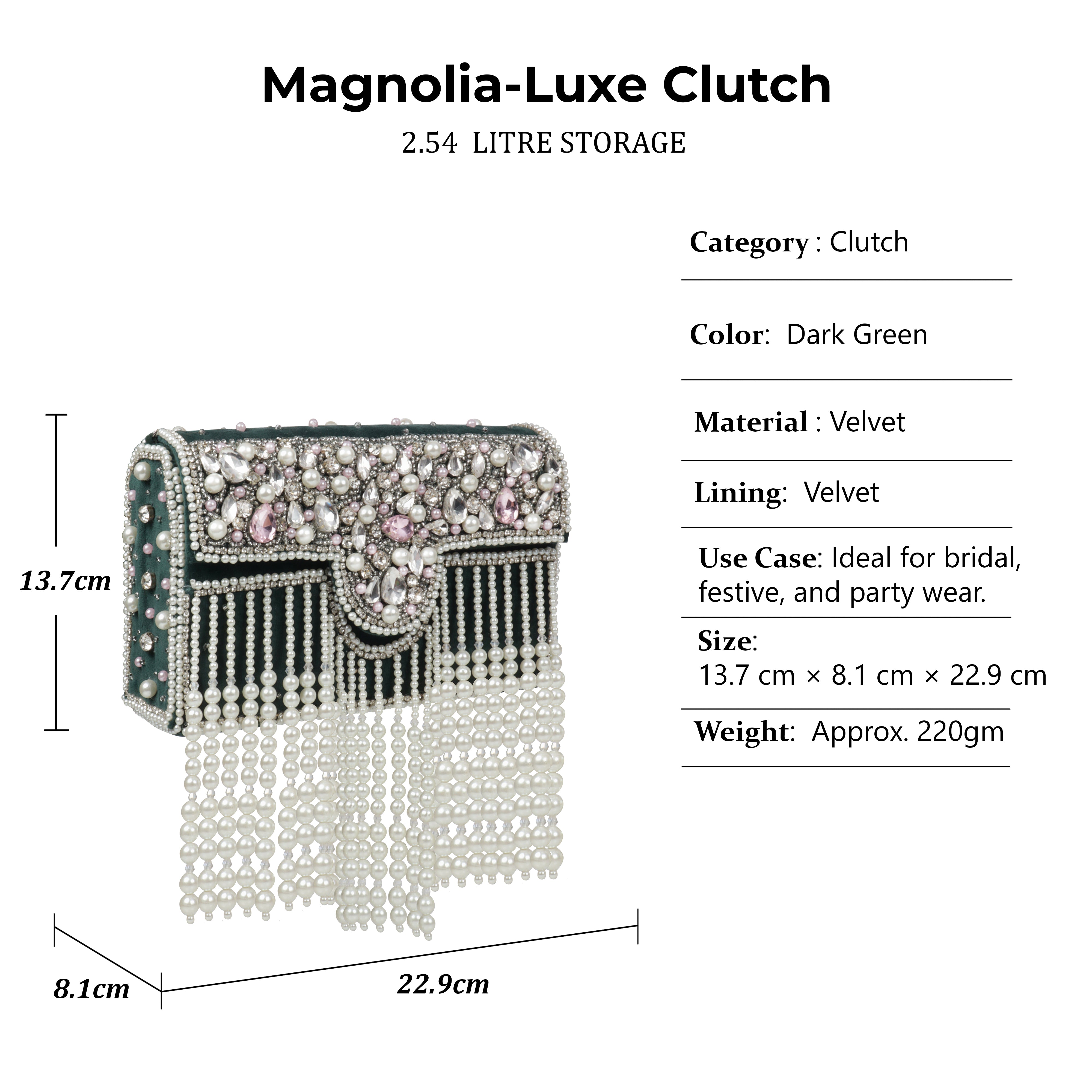 Traditional Potli Style Handbag with Beadwork