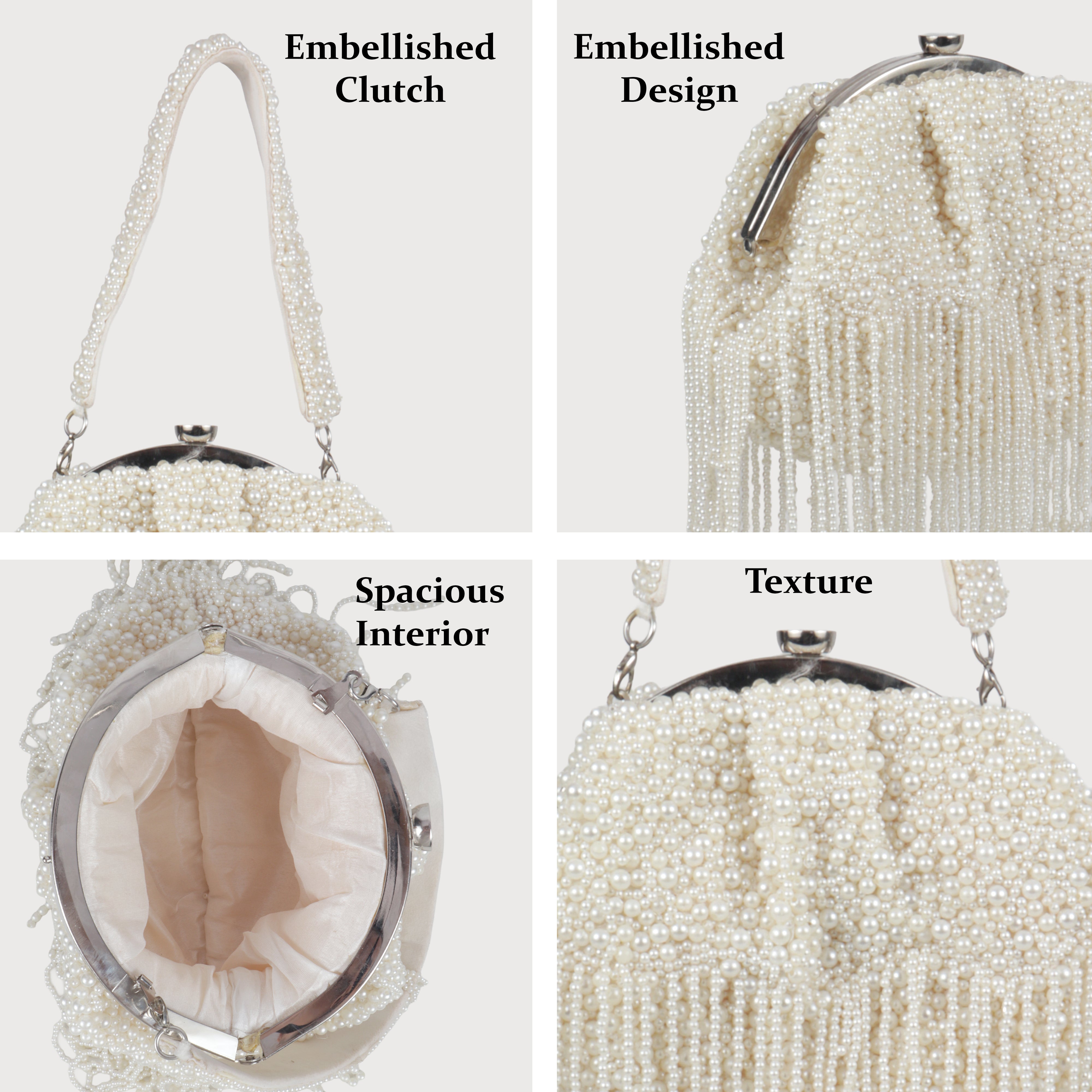 Magnolia Pearl Batua Bag with Tassels