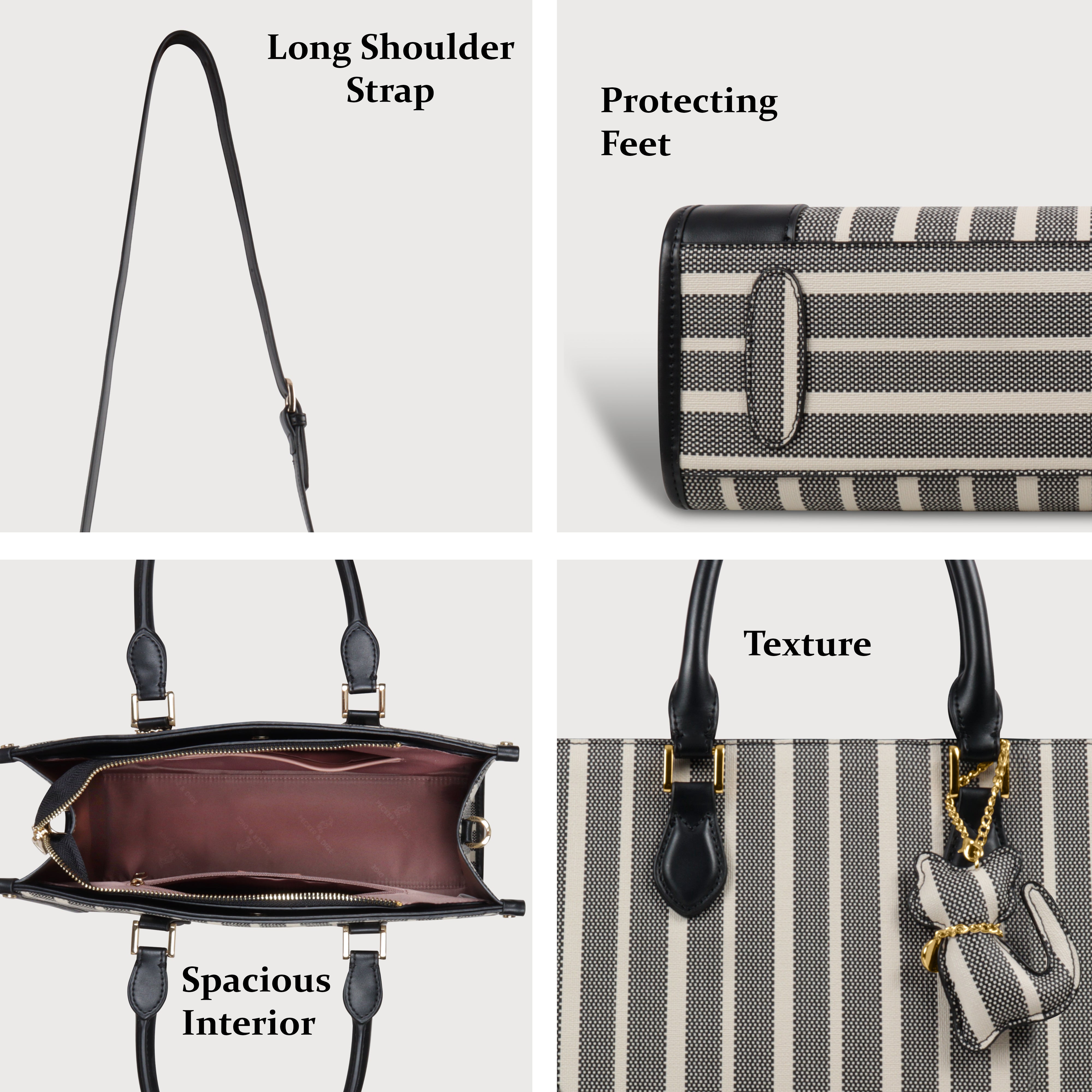 Zebra Luxe Hand Bag