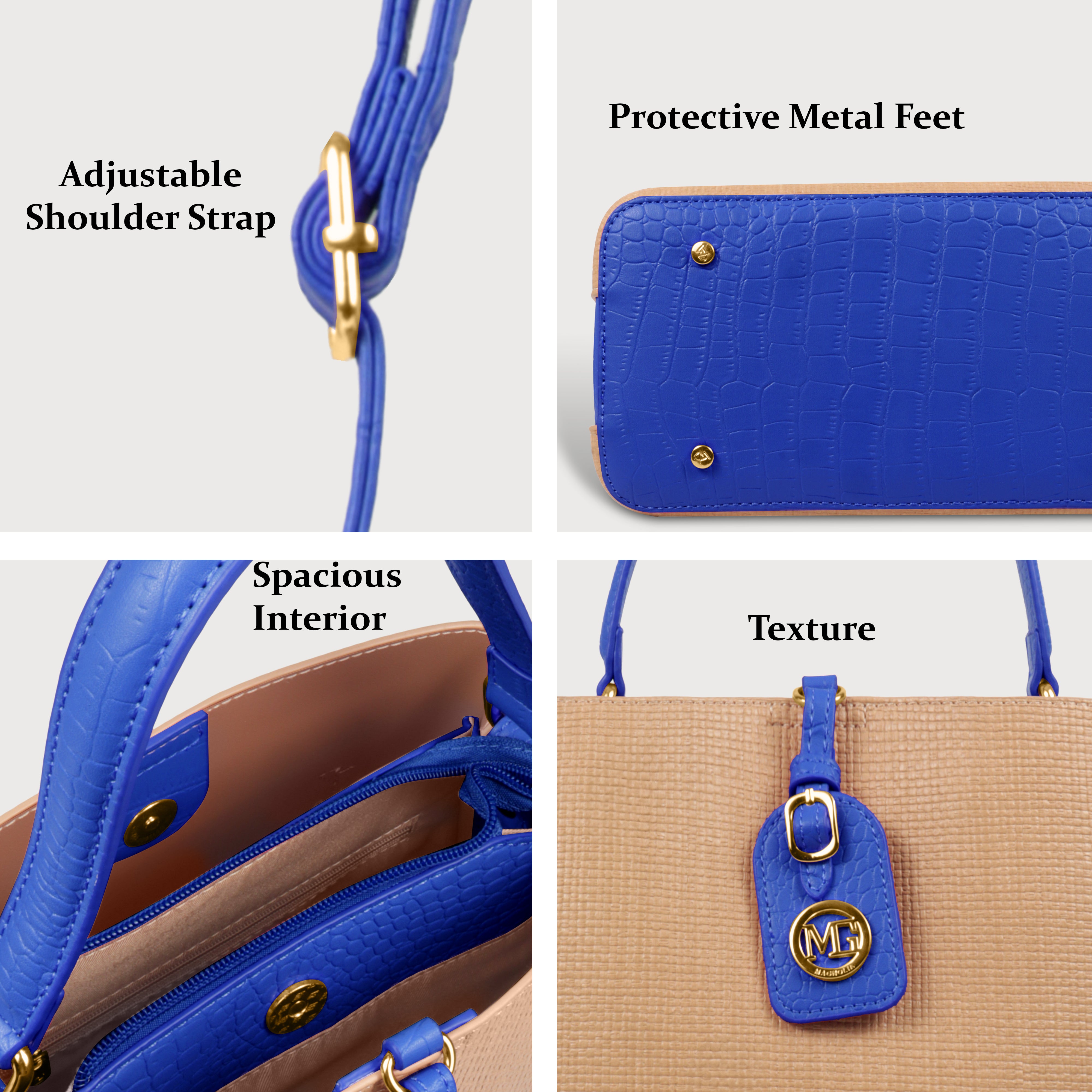 Fashionable Structured Handbag with Dual Handles