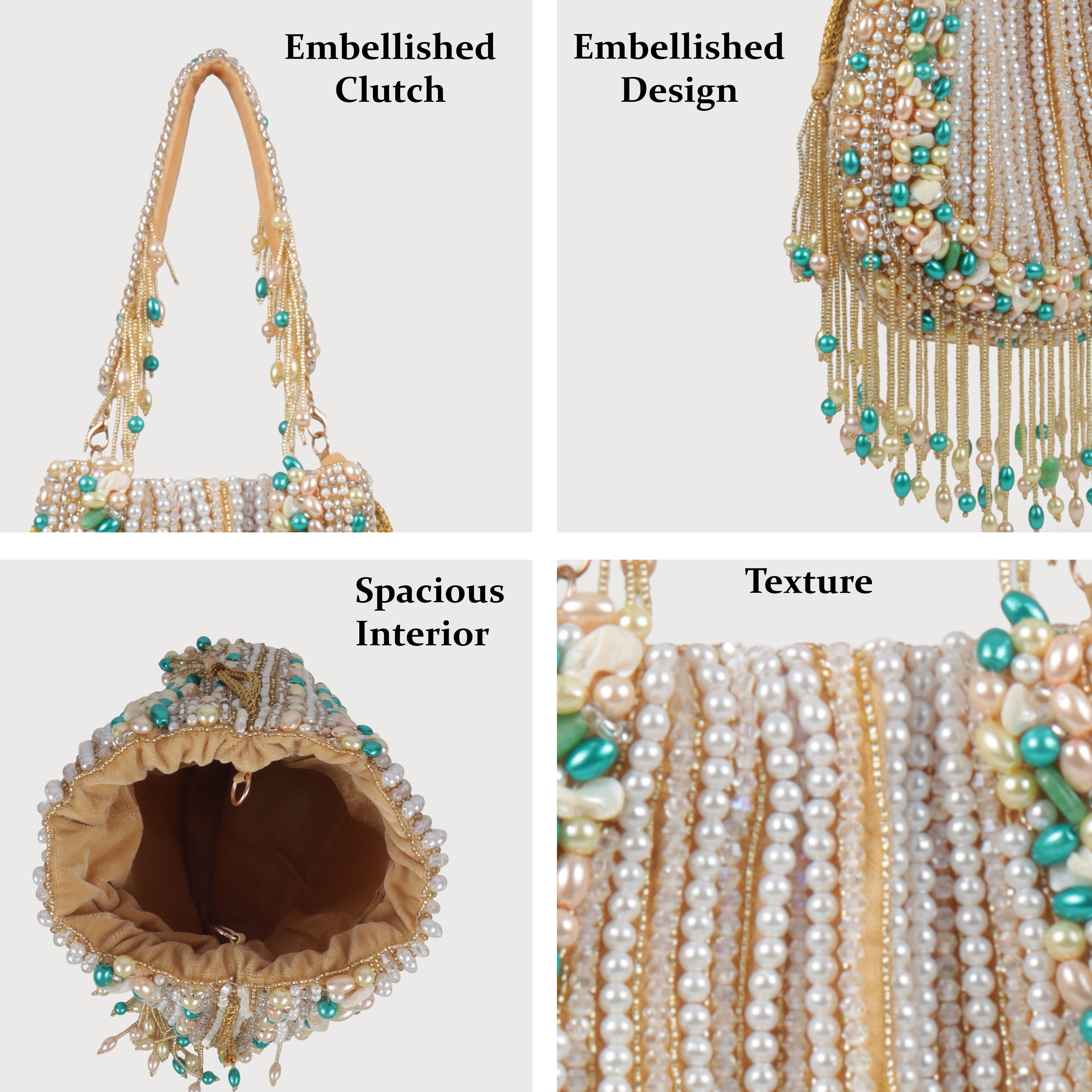 Magnolia Potli Bag with Handle
