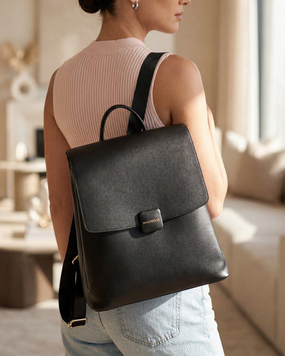 Magnolia Women Black Backpack